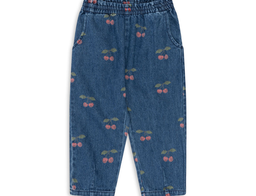 Konges Sløjd A/S WOVEN PANTS ma grande cerise denim