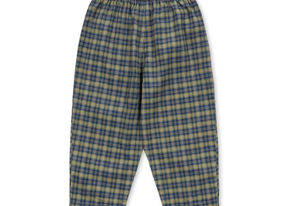 Konges Sløjd A/S WOVEN PANTS laurel blue check