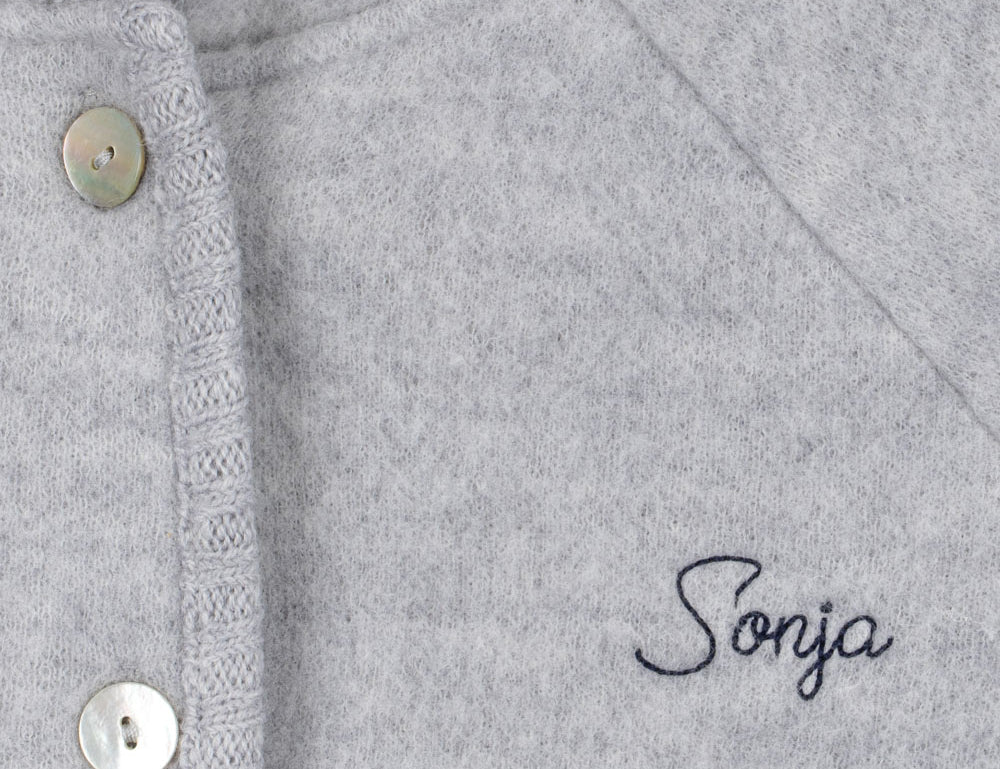 Konges Sløjd A/S PADDED ONESIES grey melange