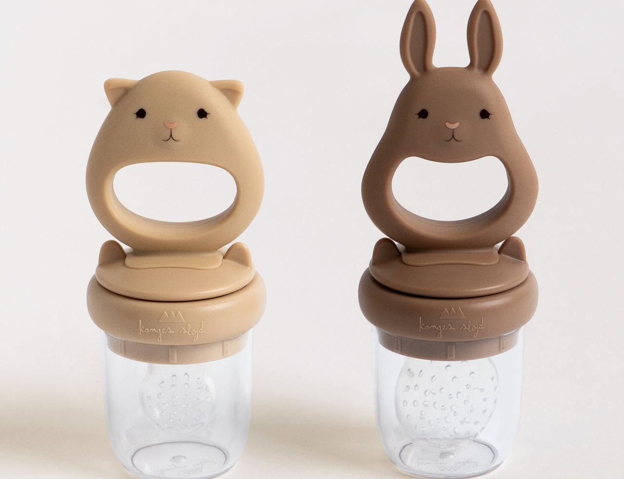 Konges Sløjd A/S FEEDING PACIFIER bark/shell