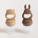 Konges Sløjd A/S FEEDING PACIFIER bark/shell