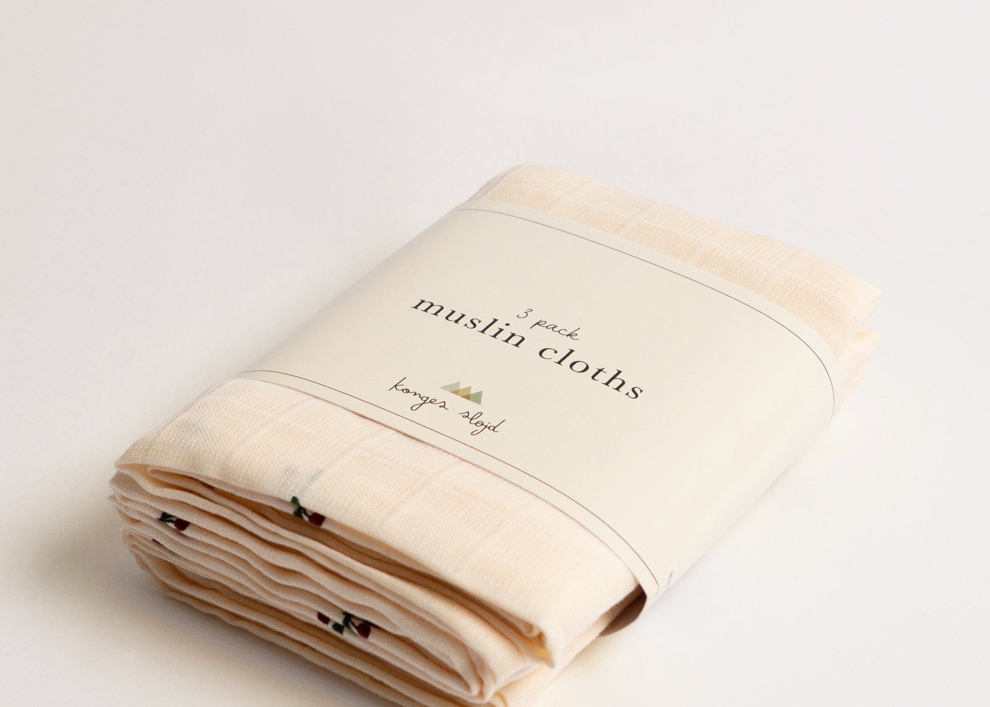 Konges Sløjd A/S MUSLIN CLOTHS cherry