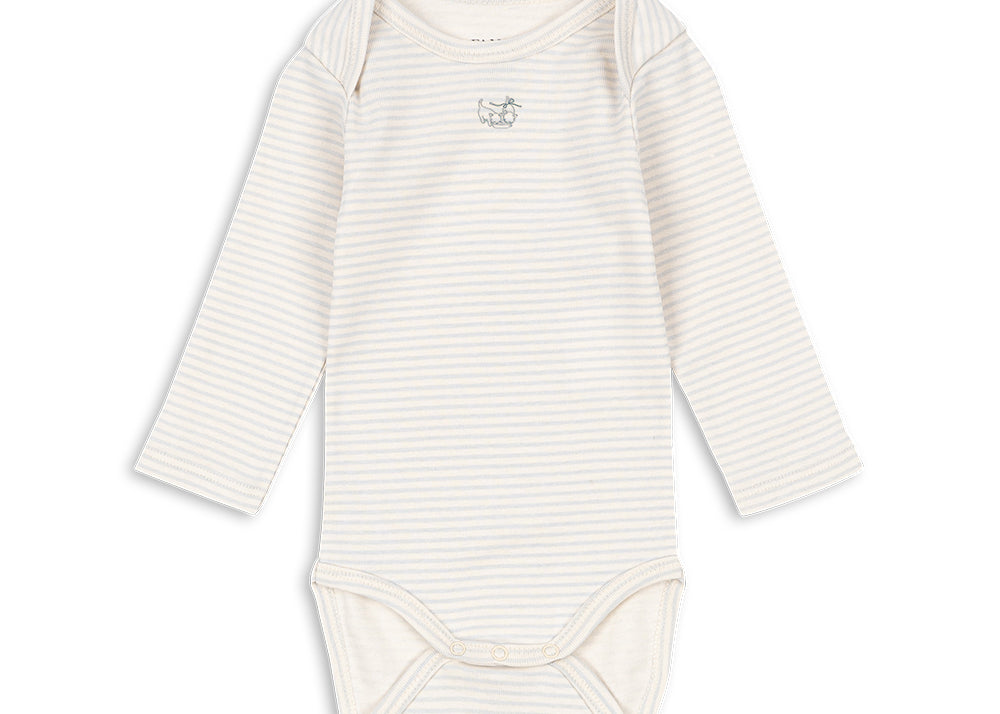 Konges Sløjd A/S Rompers tea stripe gray dawn