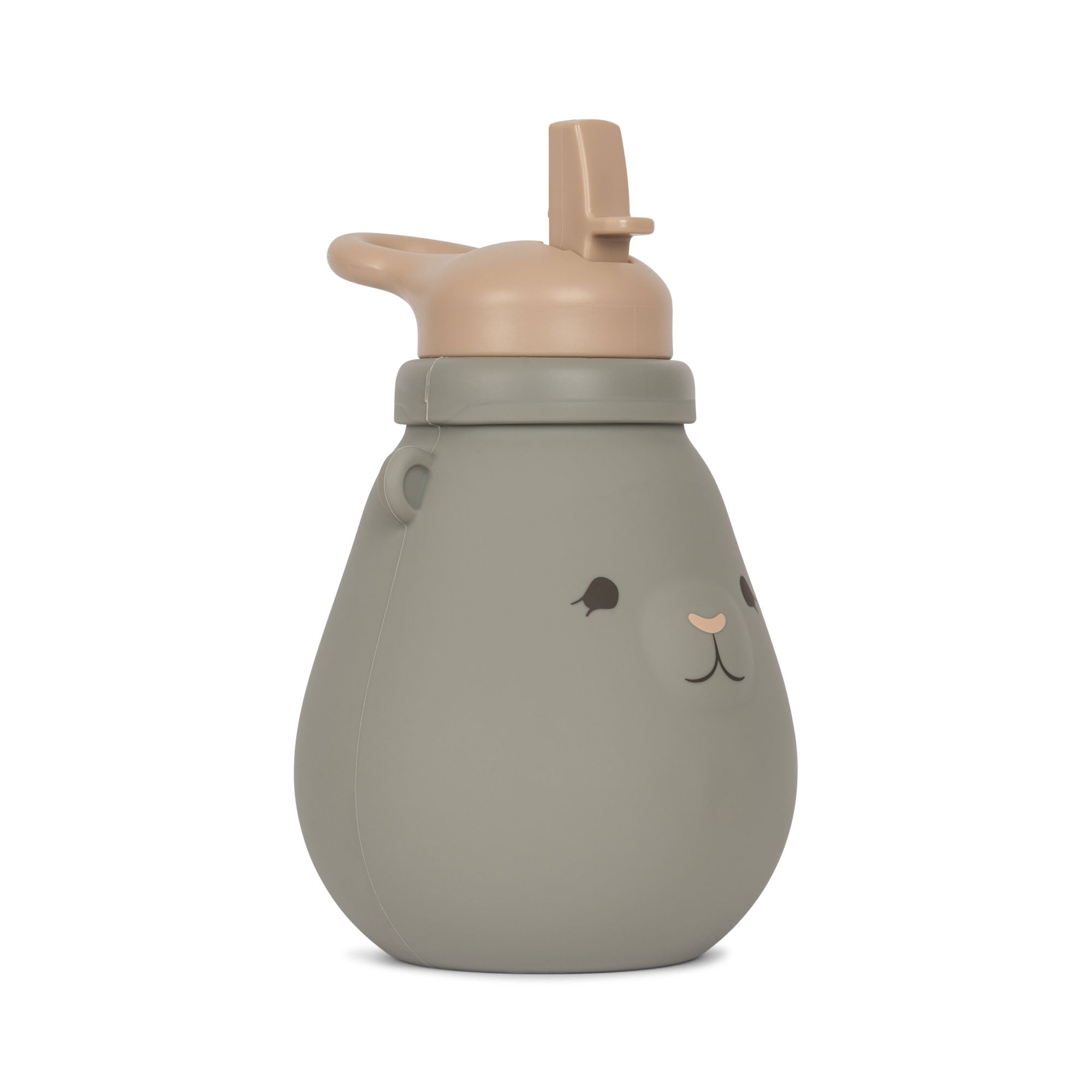 Konges Sløjd A/S SILICONE TEDDY DRINKING BOTTLE Thermoflessen WHALE